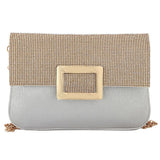 Women's Fancy Clutch 6560 - Silver - test-store-for-chase-value