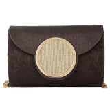 Women's Fancy Clutch 6694 - Coffee - test-store-for-chase-value