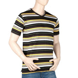 Men's V-Neck Half Sleeve T-Shirt - Multi - test-store-for-chase-value