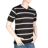 Men's V-Neck Half Sleeve T-Shirt - Multi - test-store-for-chase-value