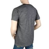 Men's Round Neck Half Sleeve T-Shirt - Grey - test-store-for-chase-value