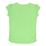 Girls Half Sleeve Printed T-Shirt - Green - test-store-for-chase-value