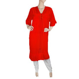Women's Nighty 2 Pcs Set - Red - Red - test-store-for-chase-value