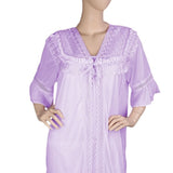 Women's Nighty 2 Pcs Set - Purple - Purple - test-store-for-chase-value