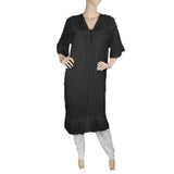 Women's Nighty 2 Pcs Set - Black - Black - test-store-for-chase-value