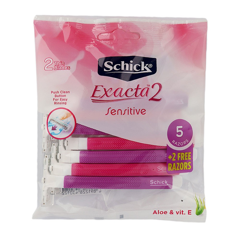 Schick Exacta 2 Sensitive Disposable Razor For Women - test-store-for-chase-value