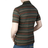 Men's Collar Half Sleeve T-Shirt - Green - Green - test-store-for-chase-value