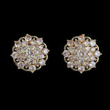 American Diamond Ear Tops - Golden - test-store-for-chase-value