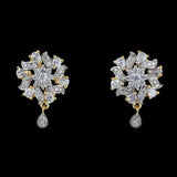 American Diamond Ear Tops - Golden & Silver - test-store-for-chase-value