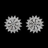 American Diamond Ear Tops - Silver - test-store-for-chase-value