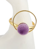Women's Finger Ring - Purple - Purple - test-store-for-chase-value
