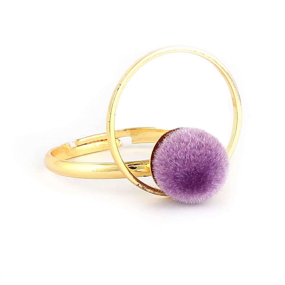 Women's Finger Ring - Purple - Purple - test-store-for-chase-value
