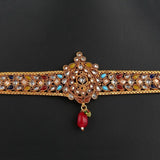 Polki Choker Jewellery Set - Multi - test-store-for-chase-value