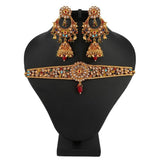 Polki Choker Jewellery Set - Multi - test-store-for-chase-value