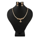 American Diamond Jewellery Set - Golden & Silver - test-store-for-chase-value