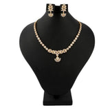 American Diamond Jewellery Set - Golden & Silver - test-store-for-chase-value