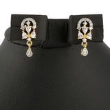 American Diamond Locket Set - Golden & Silver - test-store-for-chase-value