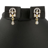 American Diamond Locket Set - Golden & Silver - test-store-for-chase-value