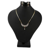 American Diamond Locket Set - Multi - test-store-for-chase-value