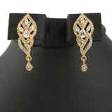 American Diamond Locket Set - Silver & Golden - test-store-for-chase-value
