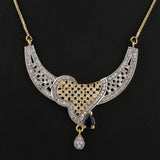 American Diamond Locket Set - Multi - test-store-for-chase-value