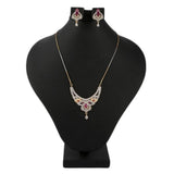 American Diamond Locket Set - Multi - test-store-for-chase-value