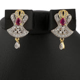 American Diamond Locket Set - Multi - test-store-for-chase-value