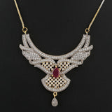 American Diamond Locket Set - Multi - test-store-for-chase-value