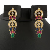 American Diamond Jewellery Set - Multi - test-store-for-chase-value