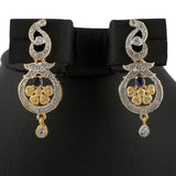 American Diamond Jewellery Set - Silver & Golden - test-store-for-chase-value