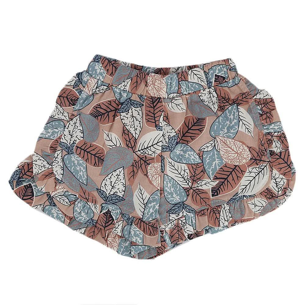 Girls Cotton Short - Peach - test-store-for-chase-value
