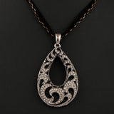 Women's Fancy Chain Locket - Black - test-store-for-chase-value