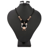 Women's Fancy Chain Locket - Black - test-store-for-chase-value