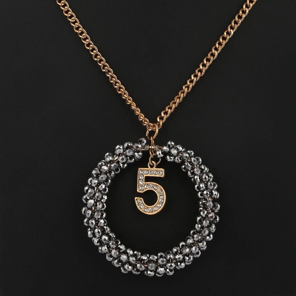 Women's Fancy Chain Locket - Golden & Grey - test-store-for-chase-value