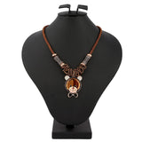 Women's Fancy Chain Locket - Brown - test-store-for-chase-value