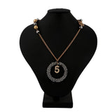Women's Fancy Chain Locket - Golden & Grey - test-store-for-chase-value