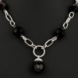 Women's Fancy Chain Locket - Black - test-store-for-chase-value