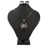 Women's Fancy Chain Locket - Black - test-store-for-chase-value
