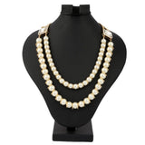 Women's Fancy Mala - Gold & White - test-store-for-chase-value