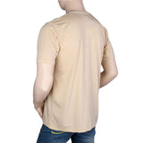 Round Neck T-Shirt For Men - Fawn - Fawn - test-store-for-chase-value