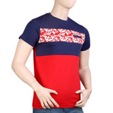 Round Neck T-Shirt For Men - Red - Red - test-store-for-chase-value