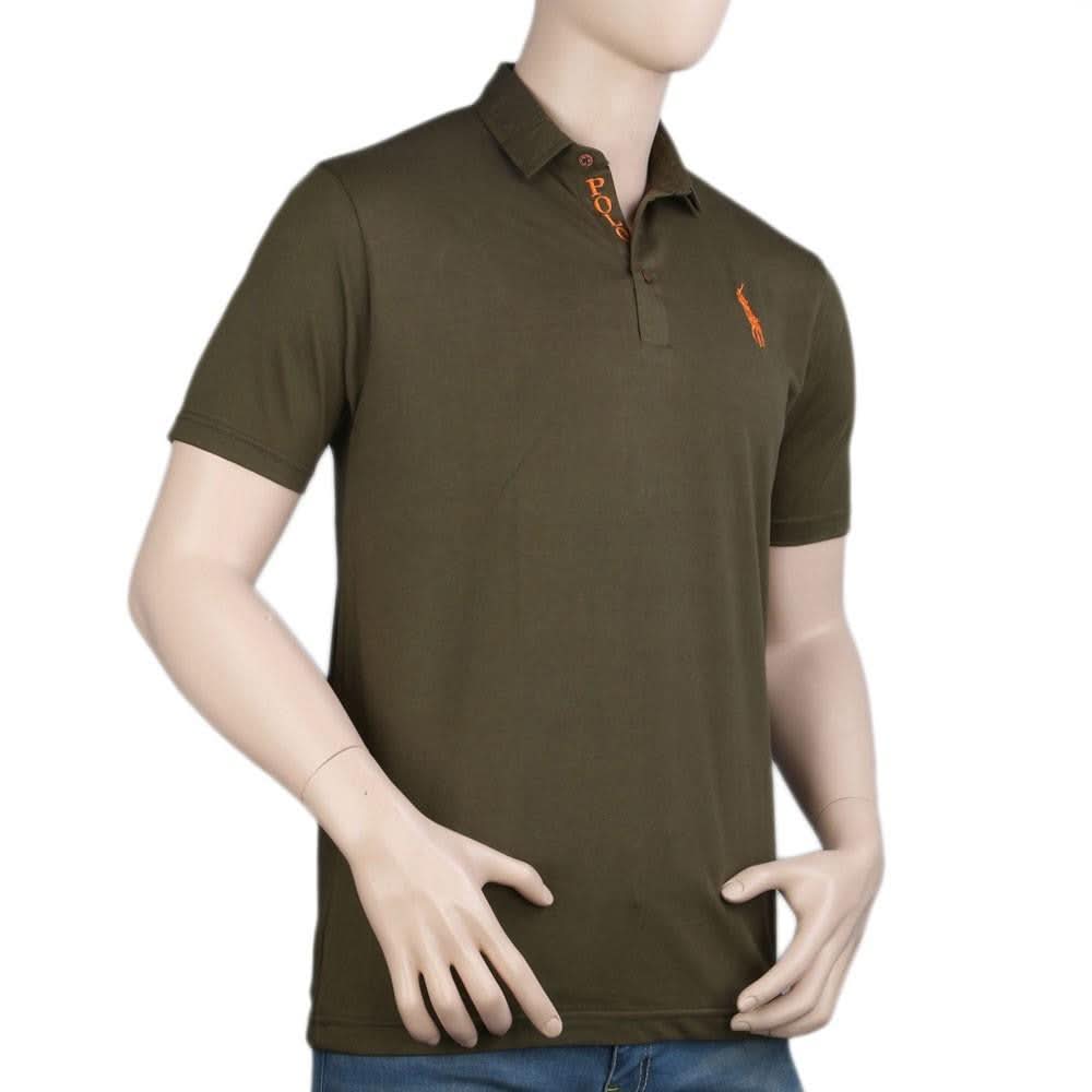 Polo T-Shirt For Men - Green - Green - test-store-for-chase-value