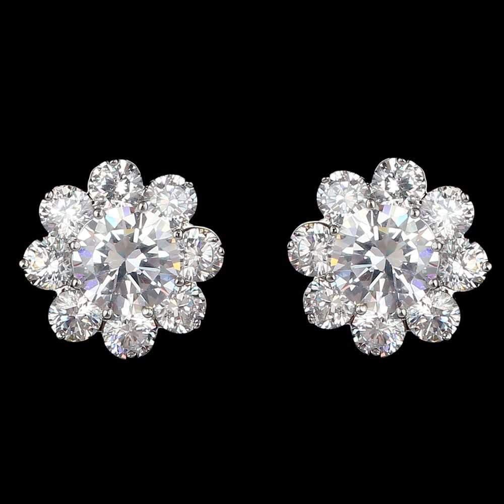 Women's Fancy Ear Tops - Silver - test-store-for-chase-value