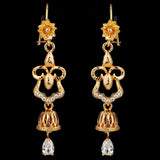 Women's Fancy Earrings - Golden - test-store-for-chase-value