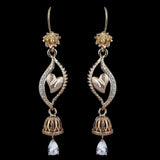 Women's Fancy Ear Earrings - Golden - test-store-for-chase-value