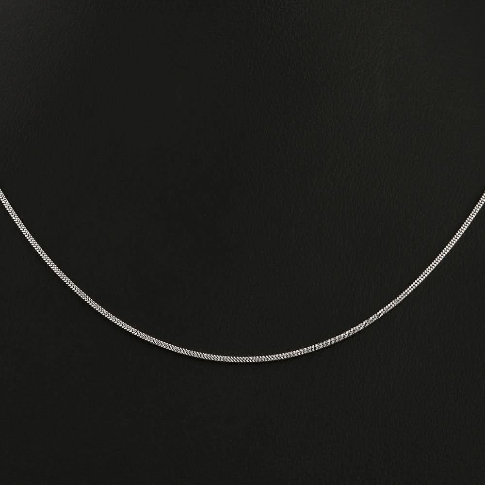 Women's Fancy Plain Chain - Silver - test-store-for-chase-value