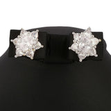 American Diamond Jewellery Set - Silver - test-store-for-chase-value