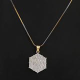 American Diamond Jewellery Set - Silver - test-store-for-chase-value