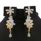 American Diamond Jewellery Set - Silver - test-store-for-chase-value