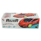 High Speed Car With Music And Light For Kids - Orange - test-store-for-chase-value